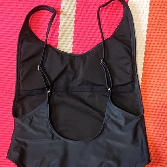 Xhilaration Black One Piece Swimsuit - Picture 4 of 5